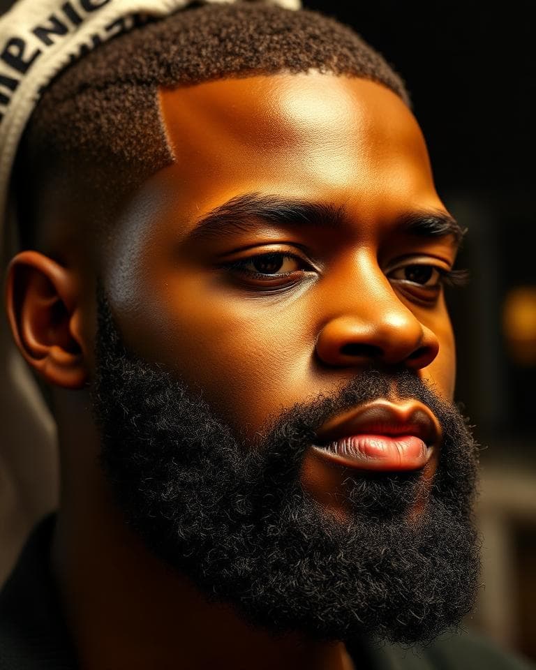 Barbe sculptée